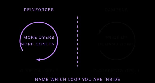 Diagram of the Feedback Loops mental model